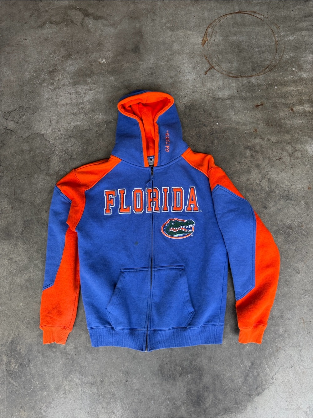 Florida Gators Colosseum Athletics Pullover  Hoodie Jacket Blue & Orange Men’s M